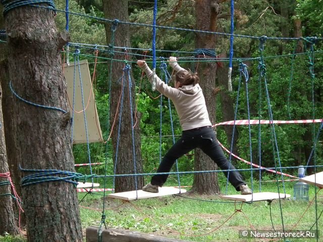 В Сестрорецке проходит спортивное мероприятие - EXTREME ROPES