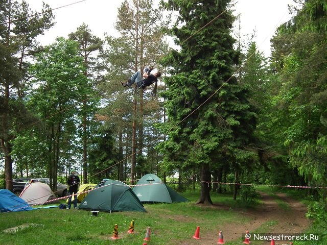 В Сестрорецке проходит спортивное мероприятие - EXTREME ROPES