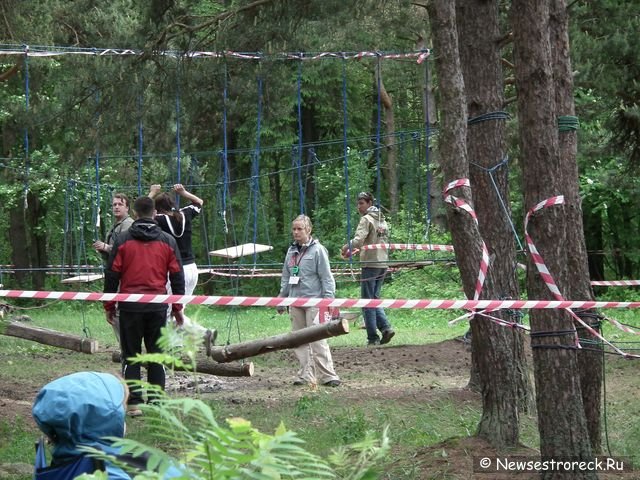 В Сестрорецке проходит спортивное мероприятие - EXTREME ROPES