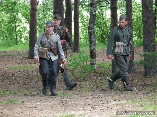 Военно-историческая реконструкция  Выборгской операции 1944 года