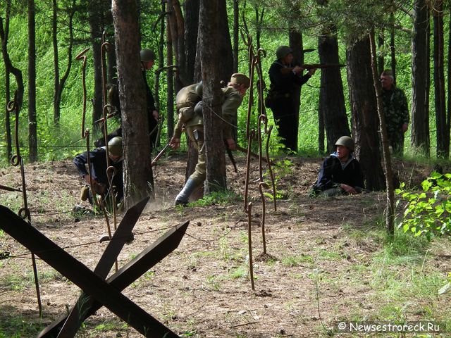 Военно-историческая реконструкция  Выборгской операции 1944 года