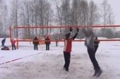 Зимний волейбол в Сестрорецке
