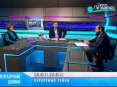 Глава администрации Курортного района Алексей Куимов в прямом эфире телеканала «Санкт-Петербург»