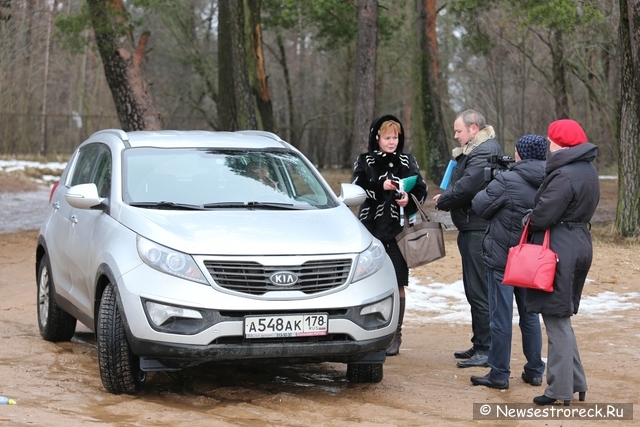 В Сестрорецке прошла акция против незаконной парковки