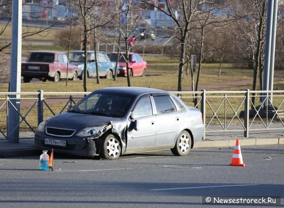 ДТП на "ватрушке" в Сестрорецке