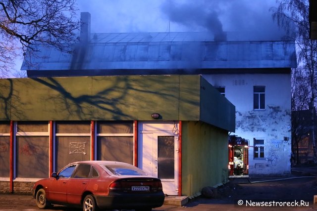 В Сестрорецке горела баня В Сестрорецке горела баня
