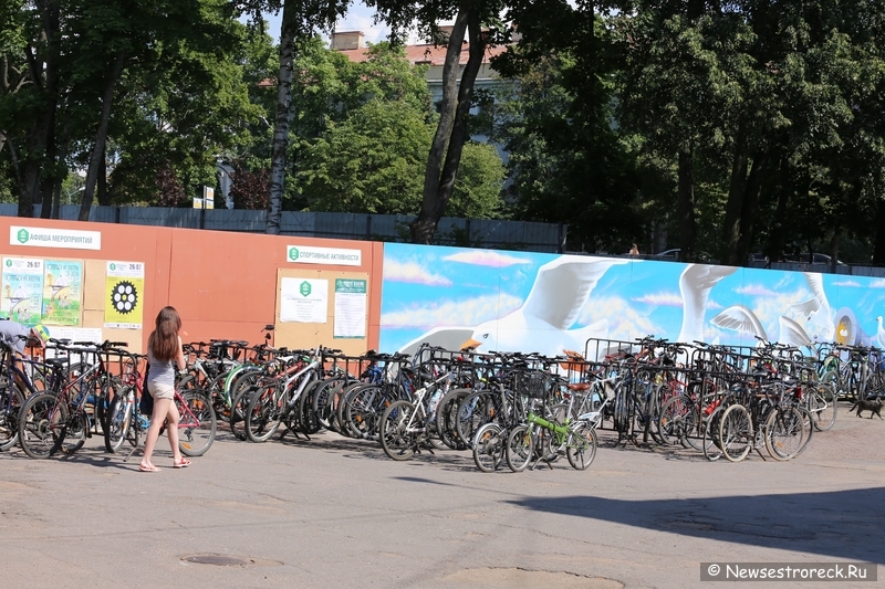 В Сестрорецке состоялся фестиваль «За велогород» В Сестрорецке состоялся фестиваль «За велогород»