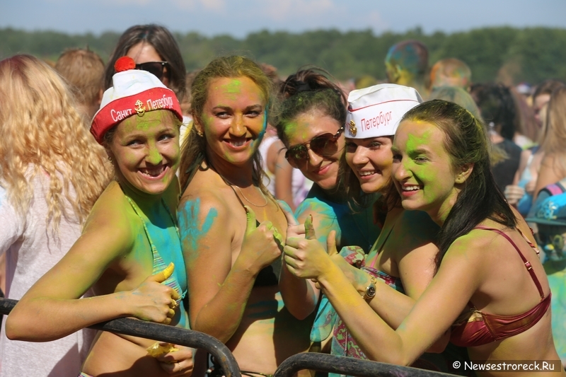 THE COLOR PARTY 2014 в Сестрорецке THE COLOR PARTY 2014 в Сестрорецке
