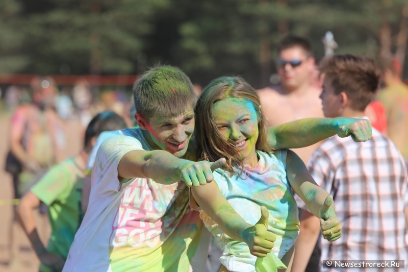 THE COLOR PARTY 2014 в Сестрорецке THE COLOR PARTY 2014 в Сестрорецке