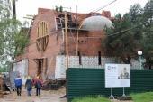 Завтра состоится установка купола на строящийся в Сестрорецке храм Ксении Петербургской