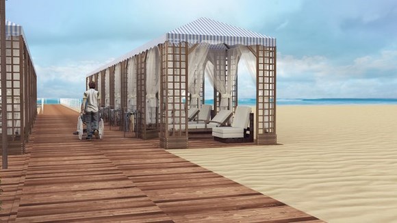 В Курортном районе будет обустроен пляж для людей с ограниченными возможностями