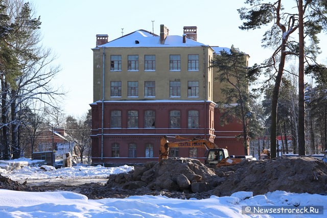 На ул.Мосина снесли старинное здания Алексеевской школы
