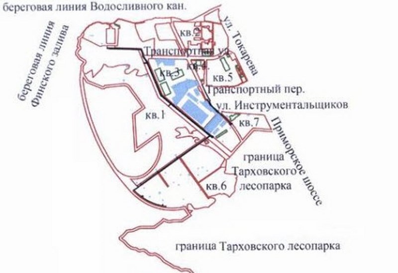 Утверждена планировка намывной территории у Сестрорецка 