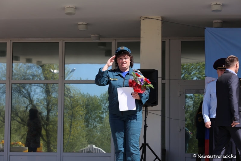 В Сестрорецке прошел День открытых дверей пожарной охраны