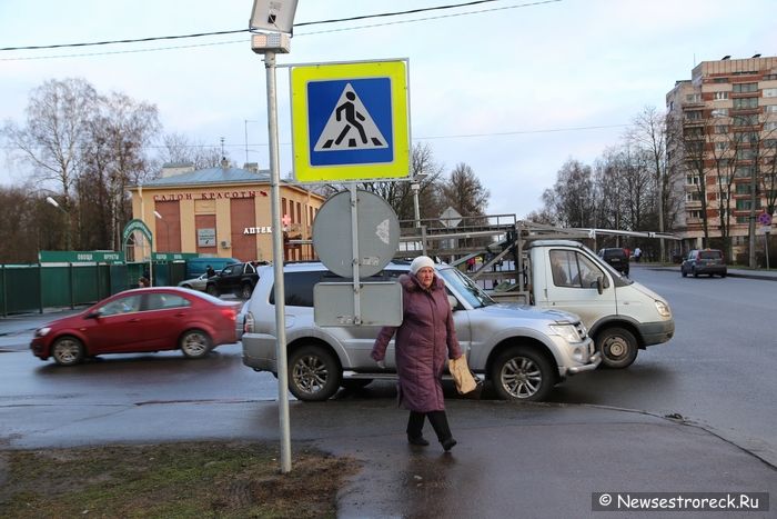 На ул.Воскова новый пешеходный переход