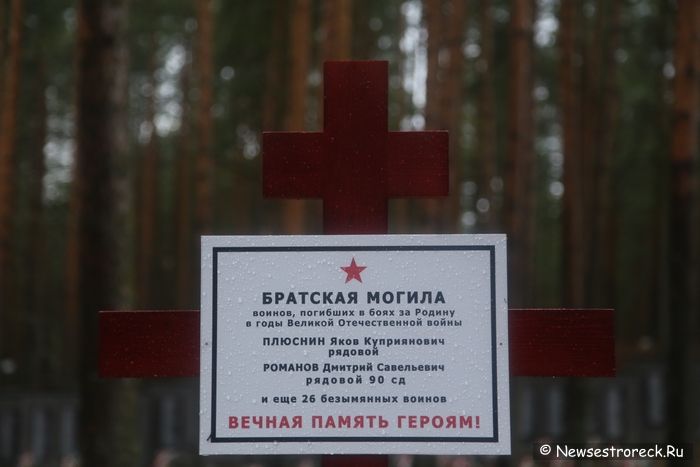 В Сестрорецке захоронили останки 28 советских солдат В Сестрорецке захоронили останки 28 советских солдат