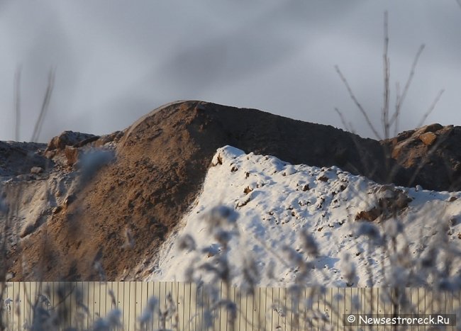 В Сестрорецке заработал снегоприемник «Зона отчуждения»