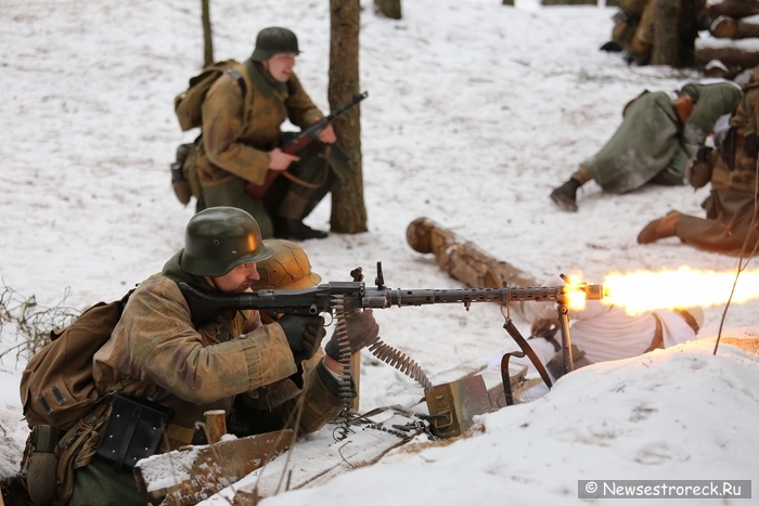 В Сестрорецке состоялась военно-историческая реконструкция "Западный фронт"