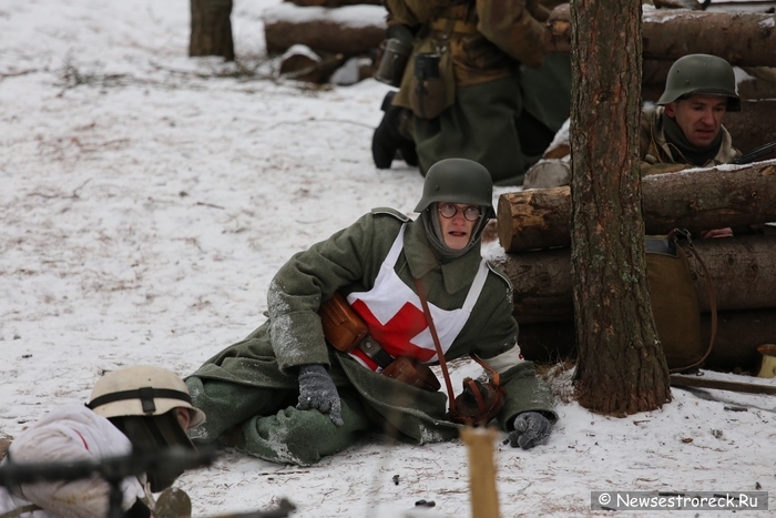 В Сестрорецке состоялась военно-историческая реконструкция "Западный фронт" В Сестрорецке состоялась военно-историческая реконструкция "Западный фронт"