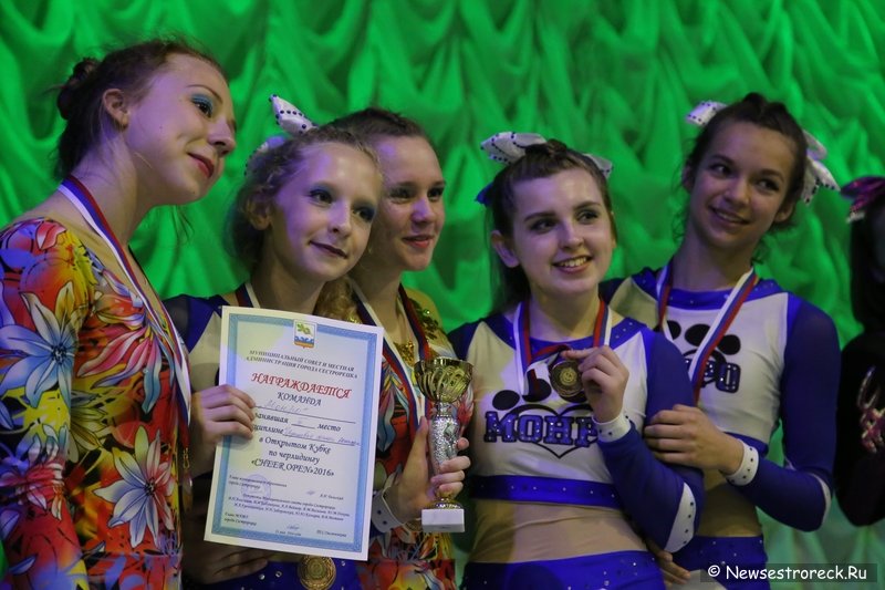 Турнир по черлидингу «CHEER OPEN - 2016» прошел в Сестрорецке Турнир по черлидингу «CHEER OPEN - 2016» прошел в Сестрорецке