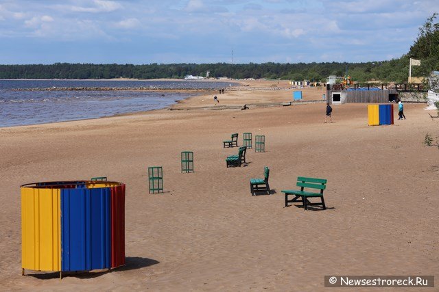 Два новых пляжа заработали в Курортном районе