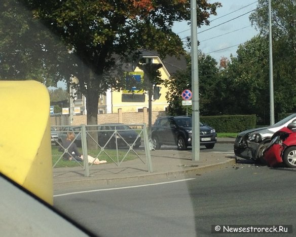 На перекрестке ул.Мосина и Приморского шоссе ДТП