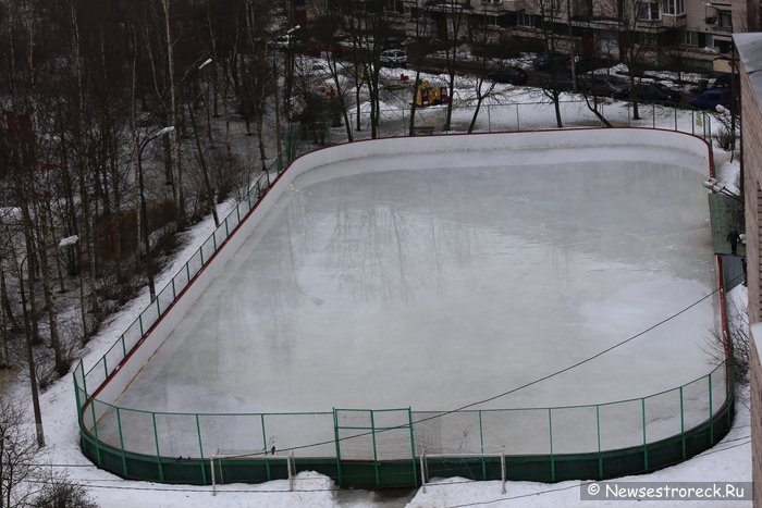 В Курортном районе откроют восемь катков и три хоккейные площадки