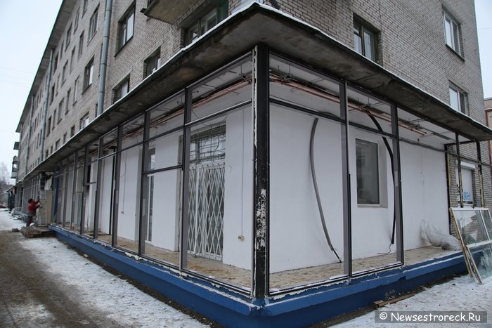  На ул.Борисова, д.4 готовится к открытию магазин «Магнит»