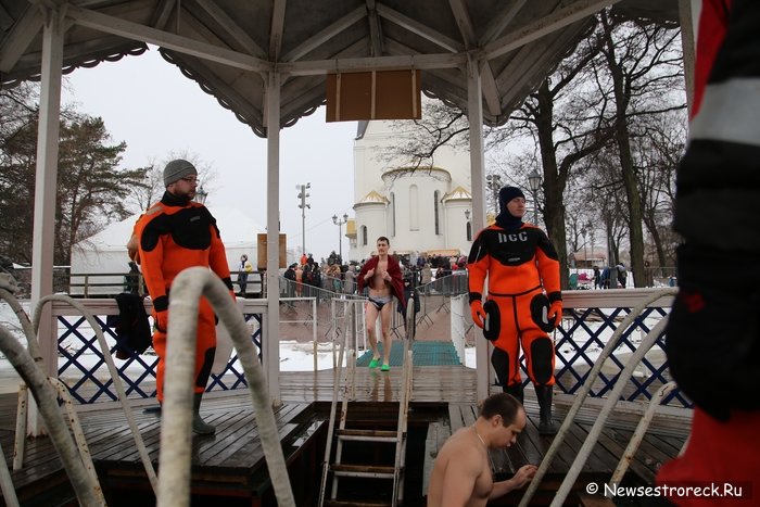 Праздник Крещения Господня отметили в Сестрорецке