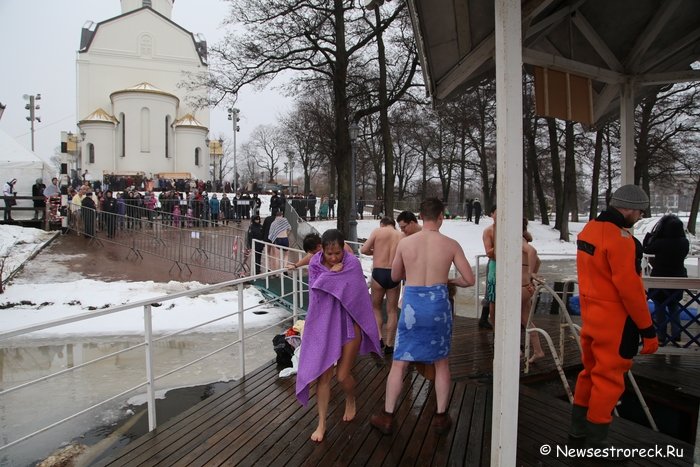 Праздник Крещения Господня отметили в Сестрорецке