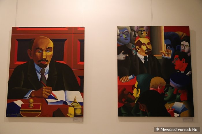 В музее «Шалаш» открылась выставка «Новая Лениниана»