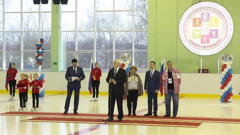 Полтавченко открыл ледовую арену имени Всеволода Боброва в Сестрорецке