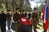 На Сестрорецком мемориале захоронили останки погибших воинов