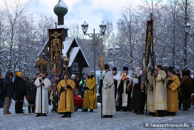 Православные отметили Крещение в Сестрорецке