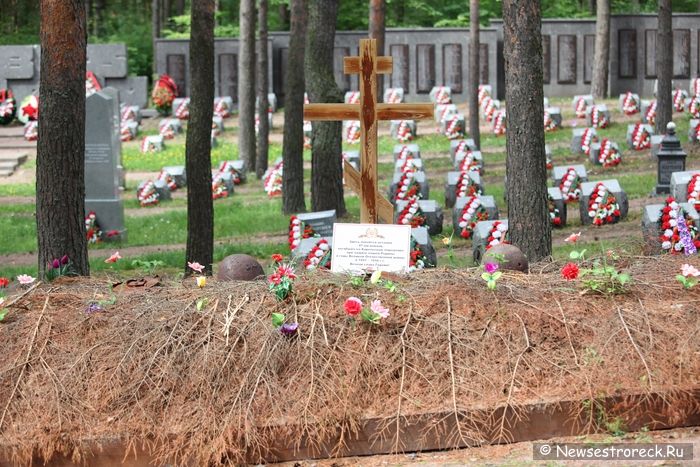 Останки бойцов ВОВ захоронят в Сестрорецке